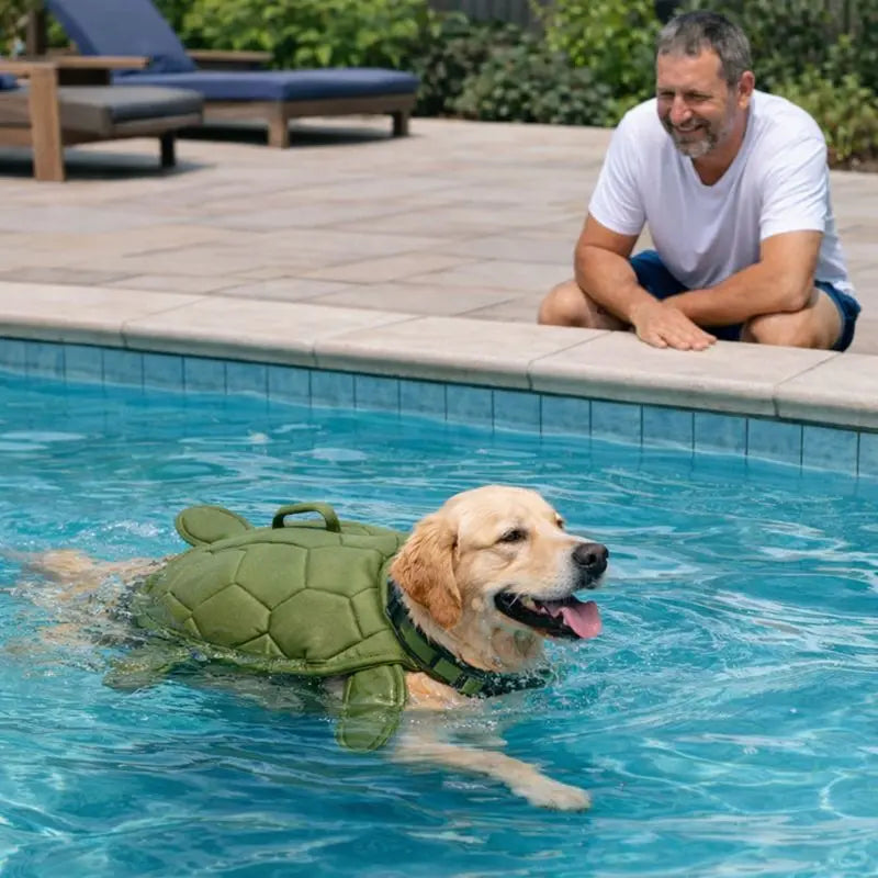 Pet Life Jacket Swimsuit Floatable Dog Bathing Suit with Buoyancy Support Safe Swimwear Small Medium Large Adjustable